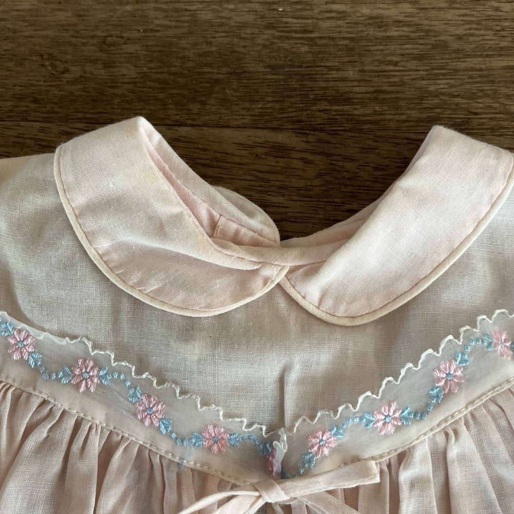 Fawn Fashions Girls Handmade‎ Blouse, Julius Berger Wool Thin Lace Sweater 3-6m - Picture 5 of 16